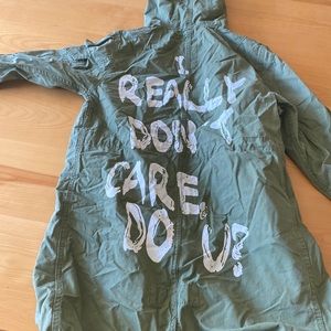 Iconic Melania Trump Army Zara Coat